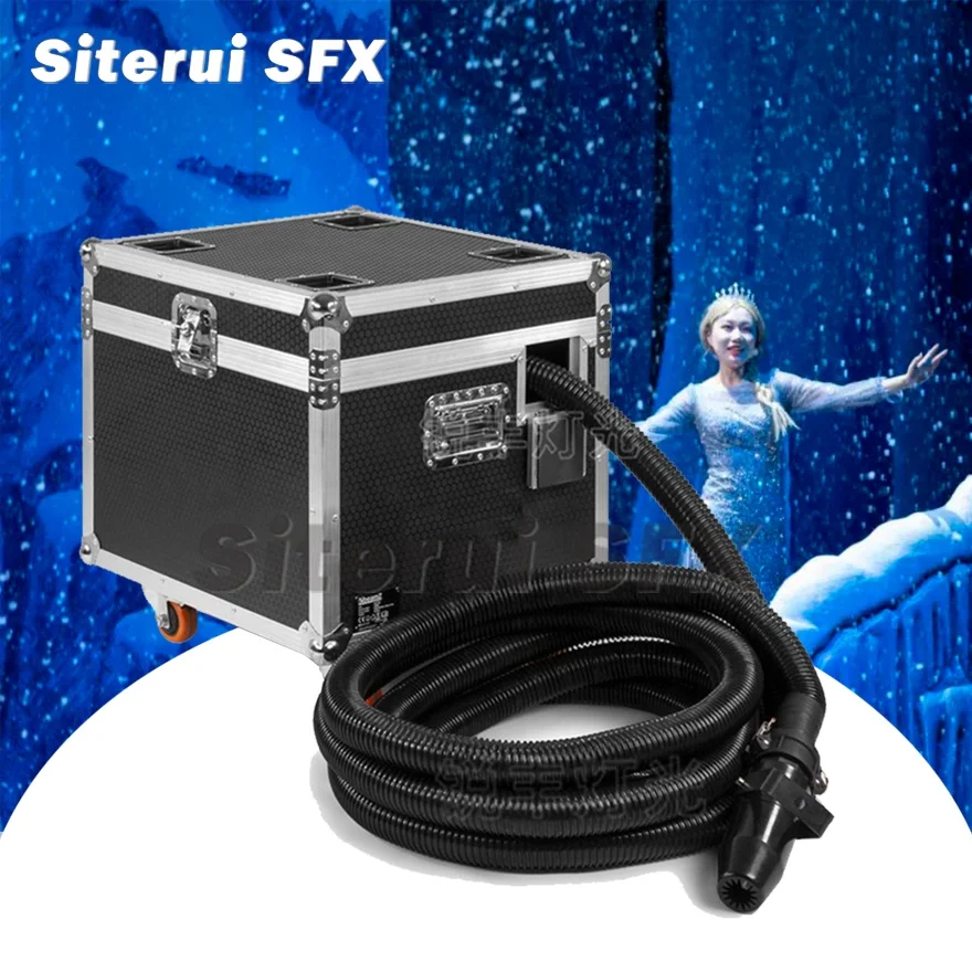 Siterui SFX 980W Wedding film simulation silent snow machine Stage large outdoor quiet snow machine Portable snow machine
