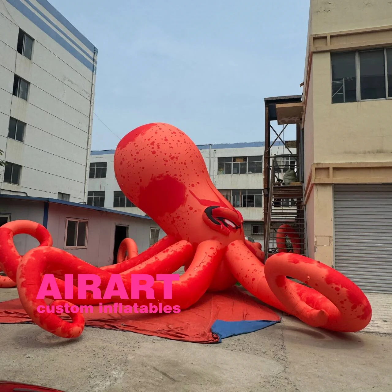 Escaping Octopus inflatable ocean mascot,giant inflatable jellyfish balloon