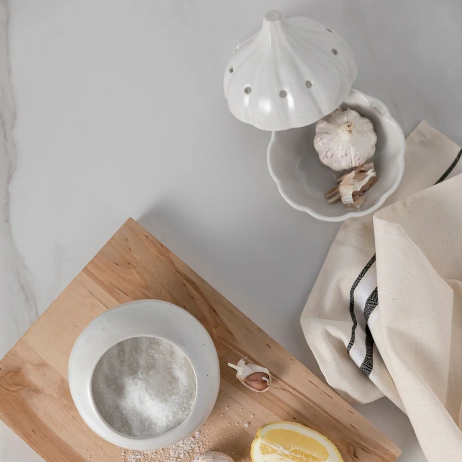 Классический керамический чесночный терракотовый в форме чеснока