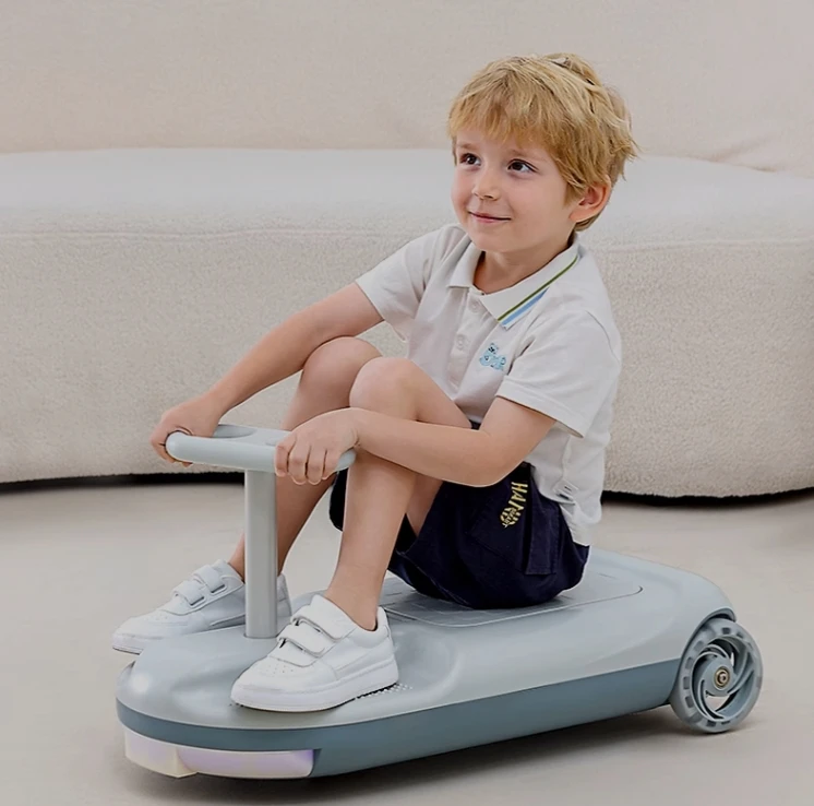 Four-wheeled 12V Electric Kids Kart Drift Clean Car Baby Land Ride On Toys for Ages 2-8 Years Kids ride on Car