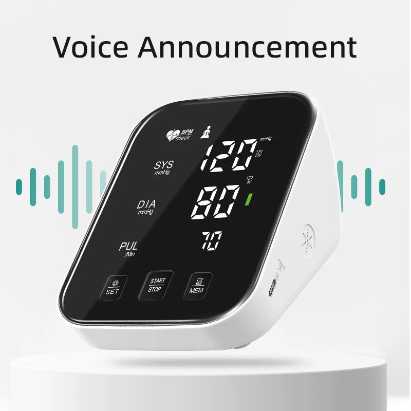 New product in 2024 Sphygmomanometer Blood Pressure Machine Portable Automatic BP Machine