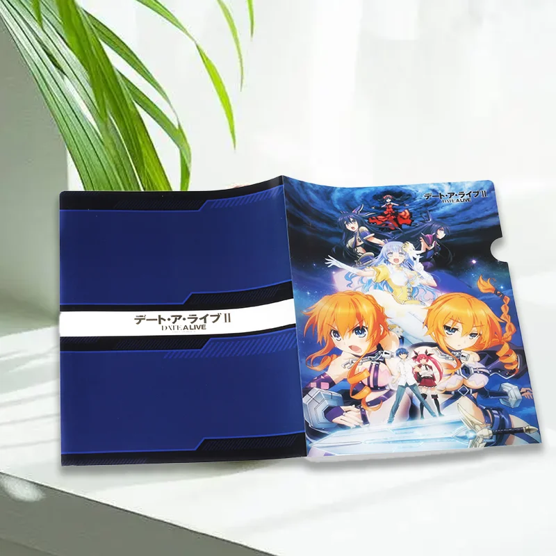 School supplies stationery a4 binder custom blue pp file binder for students