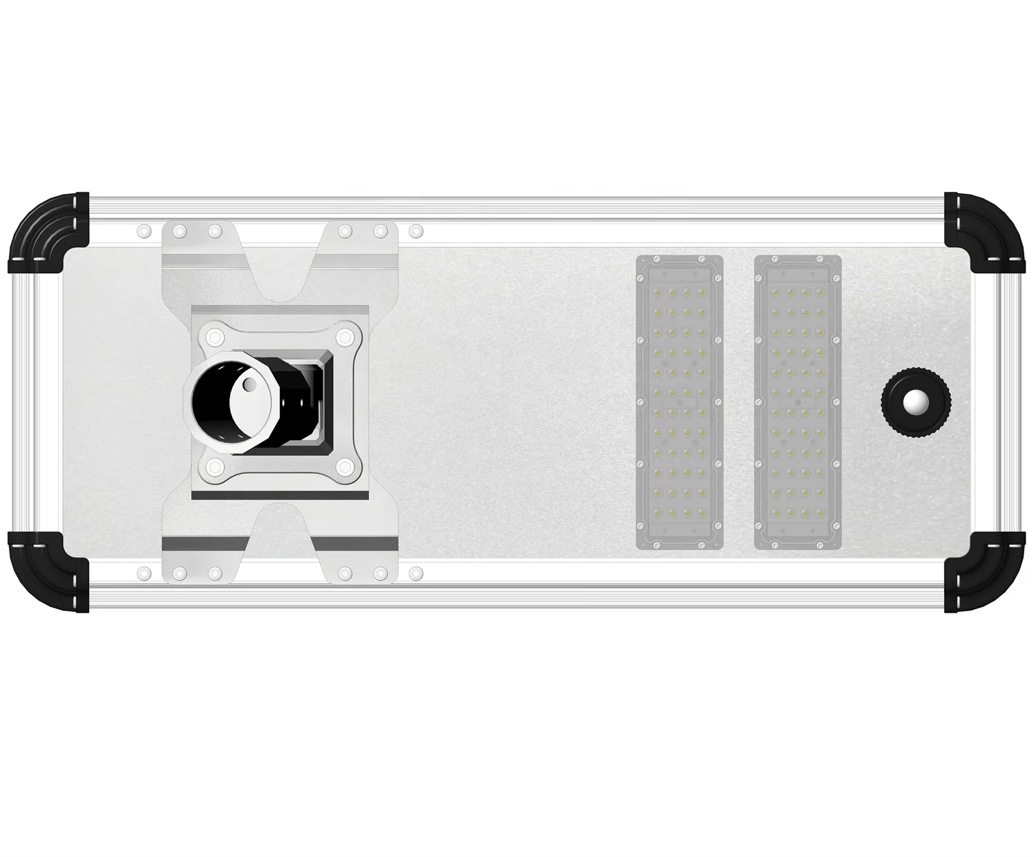 Factory Wholesale Price 45W Outdoor  All in One Led Solar Power Street Light Aluminum Shell