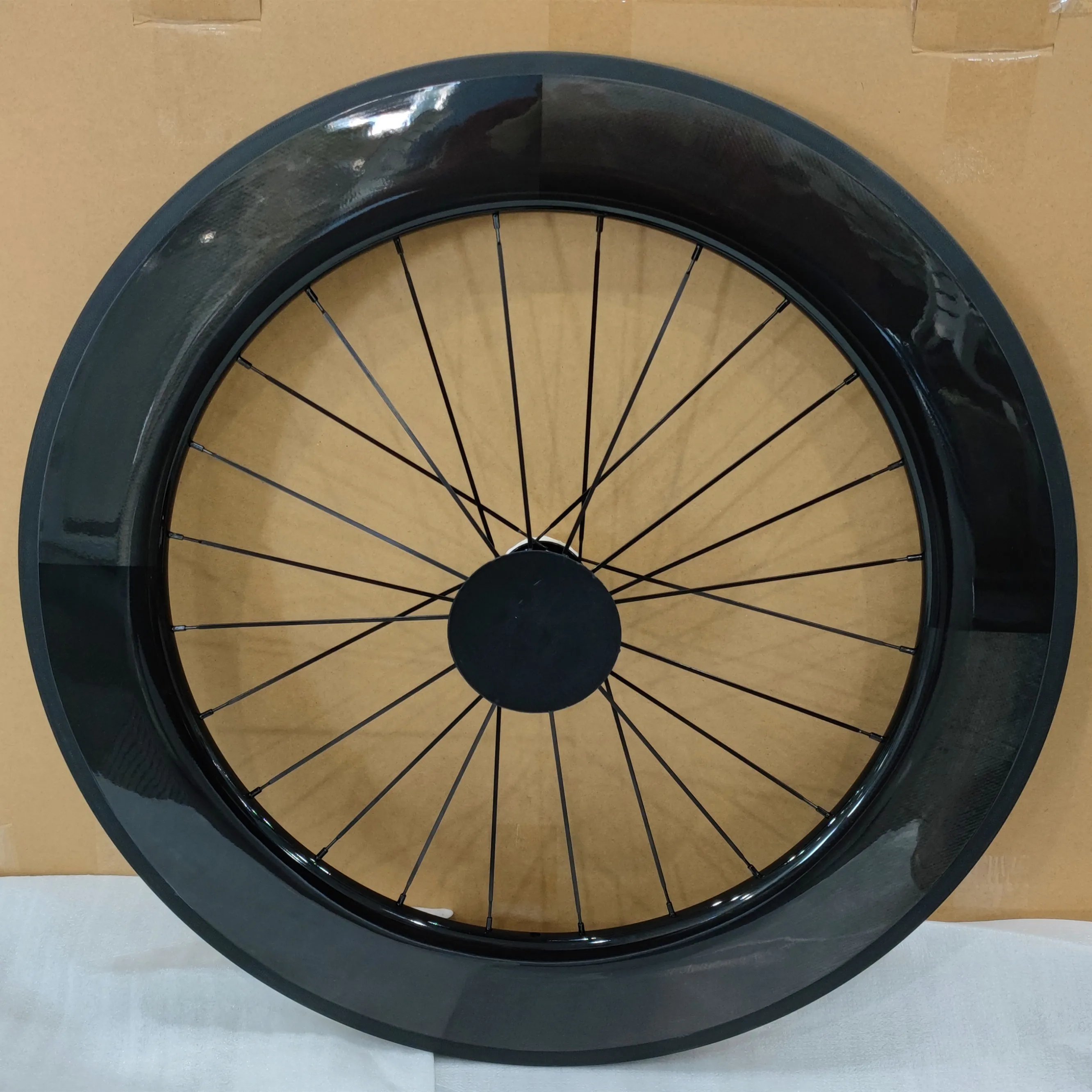 
bicycle carbon wheels 88mm depth UD glossy tubeless clincher wheels 700C road bike carbon wheel set 