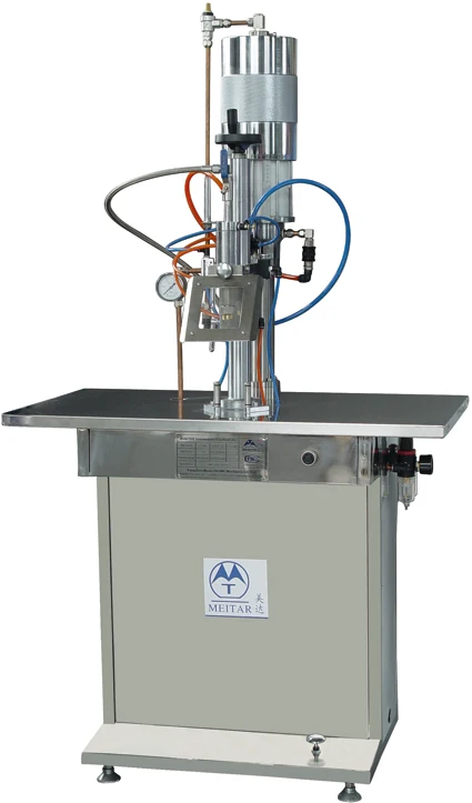 Small Type Easy Operate Semi Automatic LPG Refilled Equipment Spray Aerosol Gas Filling Machine