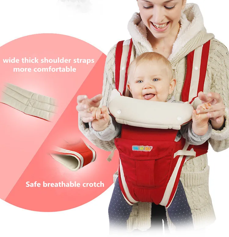 Aofeite wholesale price breathable adjustable shoulders straps baby sling stretchy wrap carrier