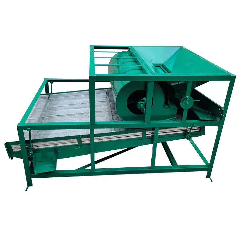 China Vibrating Separator Ginger Powder Filter Airflow Sieve Screening Machine Grain Linear Vibrating Sorting Sieve Equipment Ma