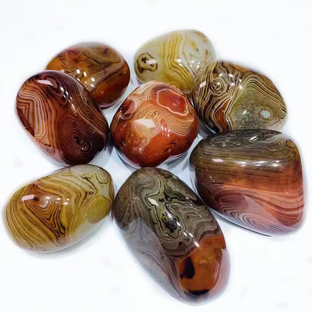 Hot Sale High Quality Natural Gem Crystal Polished Red Carnrlian Agate Quartz Palm Stone Crystals Healing Stones