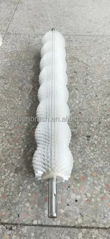 Industrial DIY Grade Cylindrical Roller Brush Dust Removal Rollers Fruit Vegetable Washing Machine OEM Support Accessories