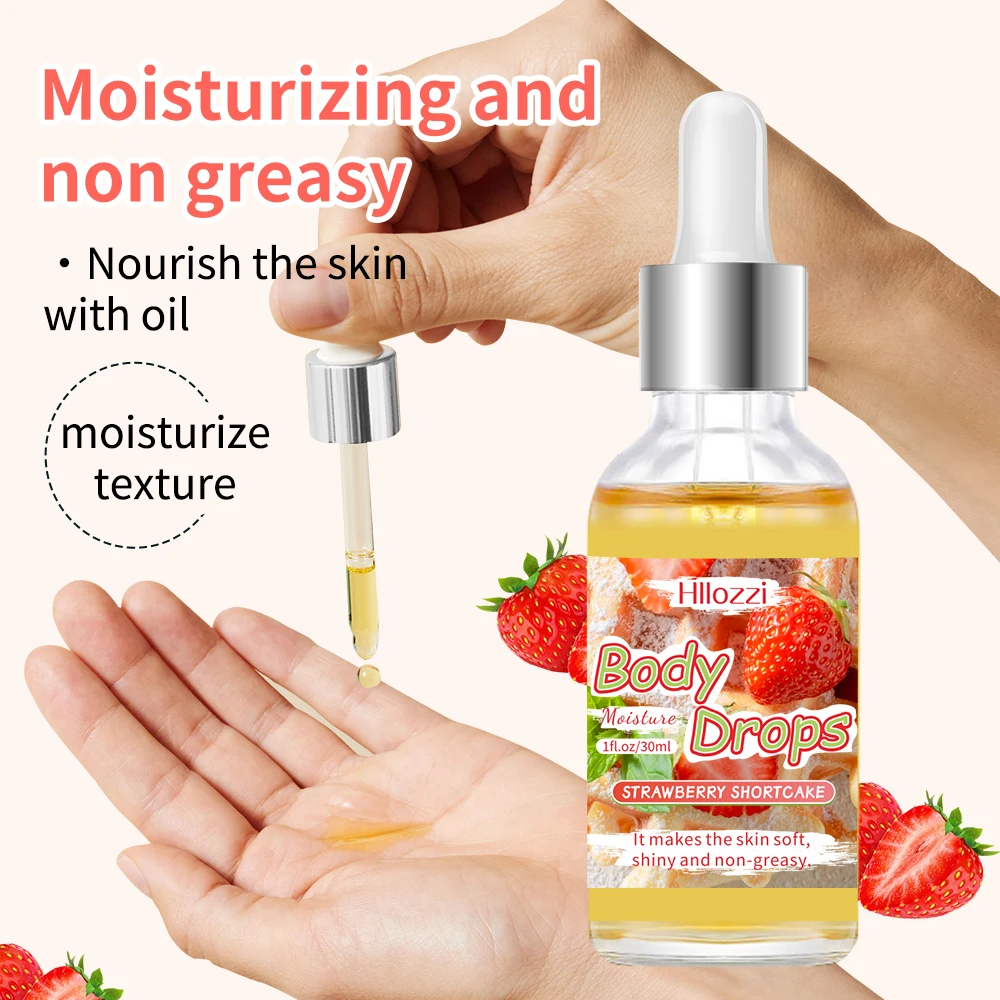 30ml/1fl.oz body drops Factory Essential Oil Fragrance For Diffuser Aromatherapy oil DRUNKEN PEACH STRAWBERRY SHORTCAKE