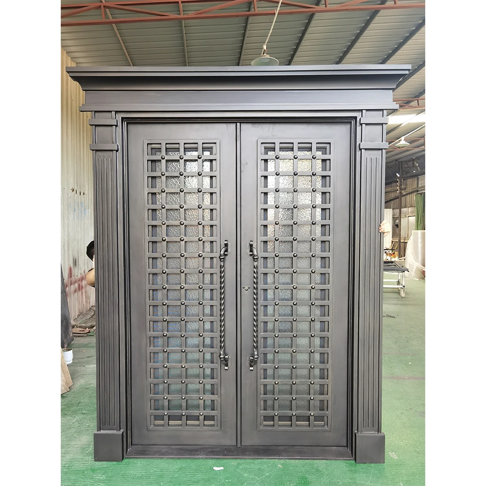 HUAART Professional Customization Top Quality Customized Size/Color Front Door Security Gate Exterior Security Steel Doors