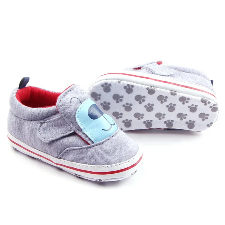 New fashion baby walking style shoes cute dog cartoon casual shoes anti-slip baby boy shoes