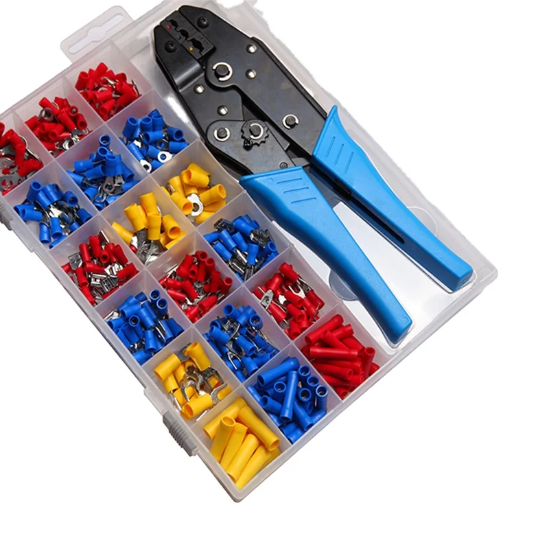 450Pcs Wire Connector Insulated Crimp Terminal Assortment Kit Electrical Wire Terminal Kit