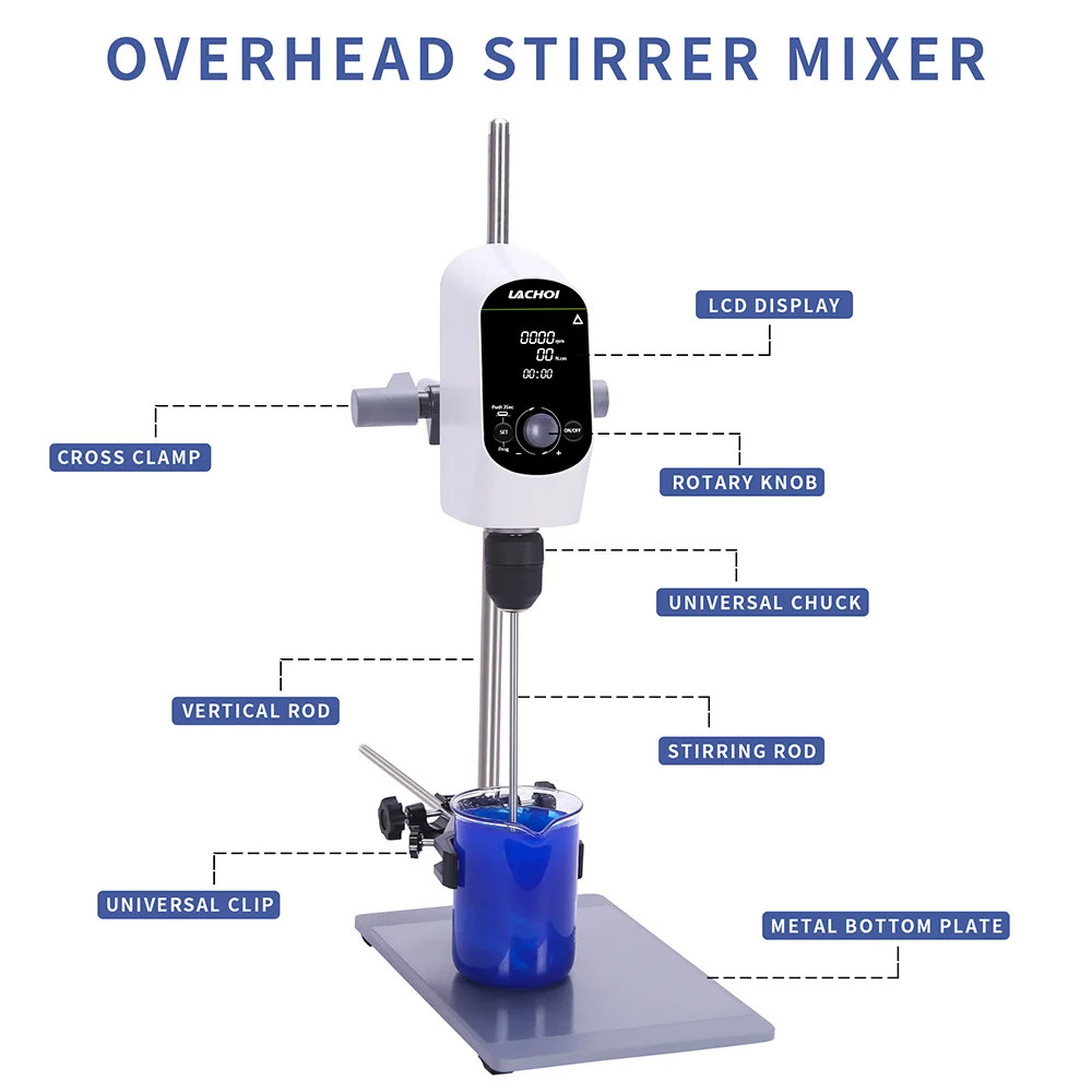 Lab Instrument Automatic Electric Chemical 40l Mixer Laboratory Overhead Stirrer