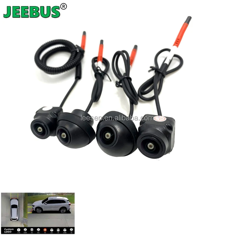 3D 1080P HD 360 Degree Bird View Surround System Panoramic View DVR Camera 24 Hours Parking Surveillance for All Cars