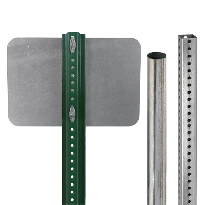 High Quality Signage Accessories Pole Galvanized U-channel Sign Post