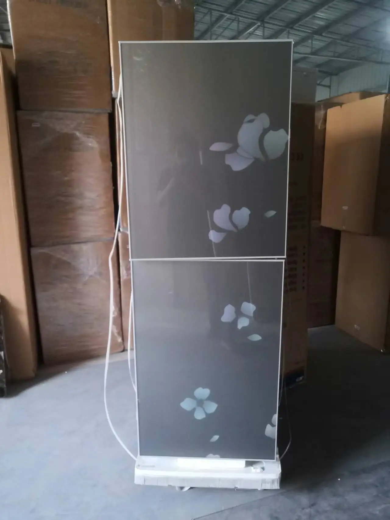 BCD-270 Capacity Bottom Freezer 12/24 Voltage Refrigerator upright solar refrigerator