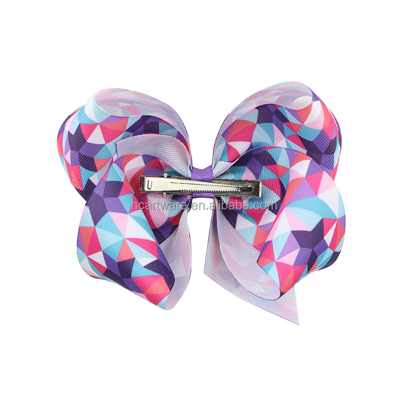 HCArtware Amazon Hot Sale Dream Three-Dimensional Pattern Hair Bow 8 Inch Encanto Girls Boutique Ribbon Hair Clip