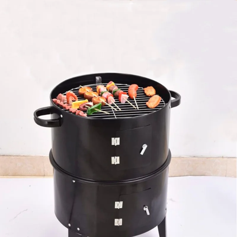 Outdoor Commercial Stainless Rotary Bbq Steak Cooking Grill Gazebo Accessories Cover