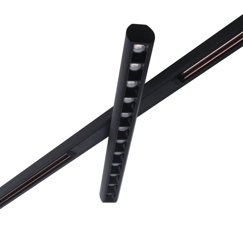 1M 2M Linear Recessed Magnetic Track Rail System 11mm Light