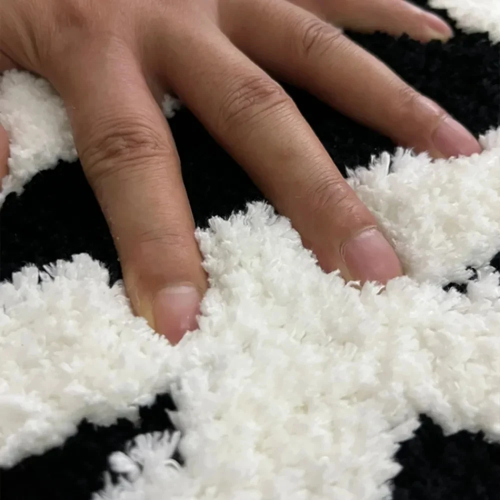 Get Naked Bath Mat Soft Tufted Bathroom Rug Absorbent Flocked Microfiber Cute Bathroom Carpet Living Room Door Mat Decor