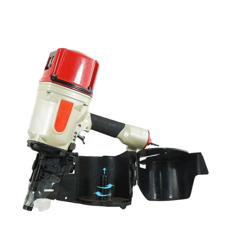 Industrial Pneumatic Nail Gun for DIY Furniture Coil Power Source for Framing & Finish Nails