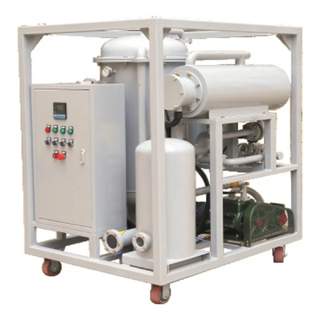 Industrial Filter Turbine Oil Vacuum Oil Purifier Recycling Oil Filter Deemulsification Vacuum Dehydration, Degassing