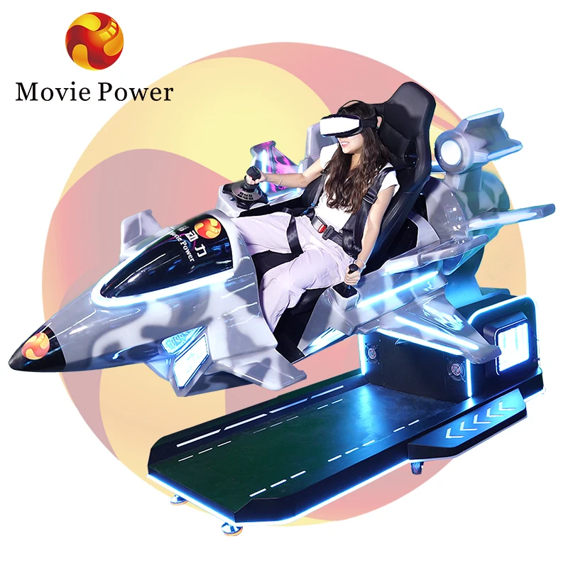 Vr Airplane Shooting Game Flight Experience Amusement Theme Park 9D Flying Simulator VR Airplane Game Machine