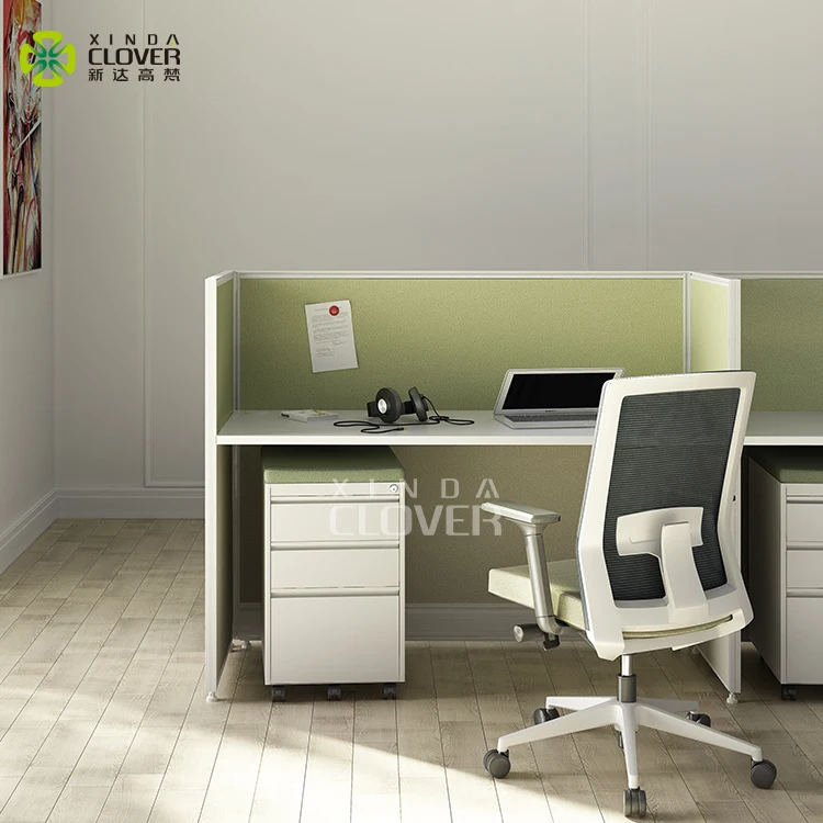 xinda T3 series 32mm thick partition 3 person office furniture workstation