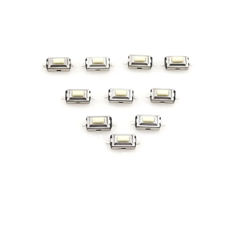 10pcs 3*6*2.5mm 3*6*2.5H 3x6x2.5mm SMD White Push Button Switch Microswitch Tact Switch