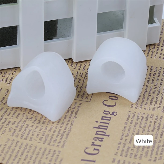 Силиконовый дышащий разделитель для ног корректор большого пальца стопы