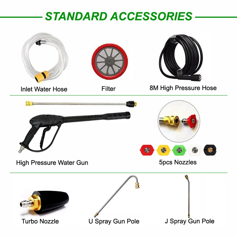 6.5HP Gasoline High Pressure Washer Portable Gas High Pressure Cleaner Water Jet Cleaning Equipment Petrol Car Washer Machine