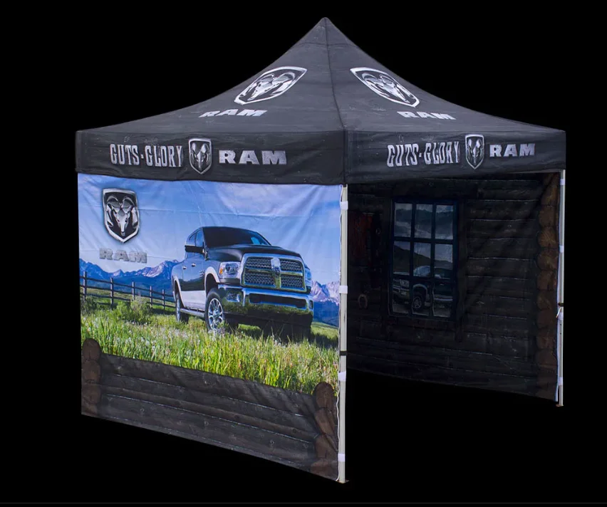 FINE OCEAN Trade Show Tent Tent Pavilion Outdoor Custom 10x10 Foot Folding Wedding Party Canopy Advertising Tent