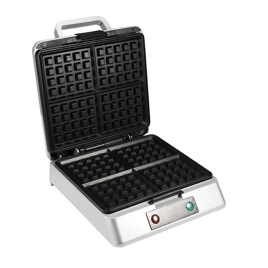 Регулируемая ручка температуры двухсторонняя Автоматическая электрическая вафельница с намоткой кабеля