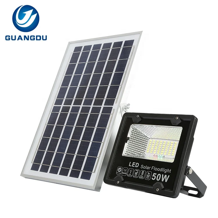 Digital display waterproof outdoor ip65 30w 50w 75w 100w 150w 200w 300w solar led flood lamp
