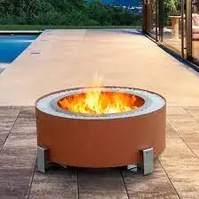 Smokeless Fire Pit Stainless Steel Stove with Grill