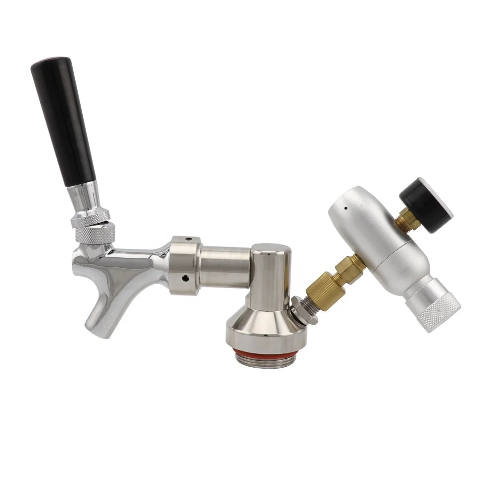 Mini Keg Spear Coupler Connector Dispenser Tap With Draft Beer Faucet Co2 Regulator Fit 2L 3.6L 5L Beer Growler