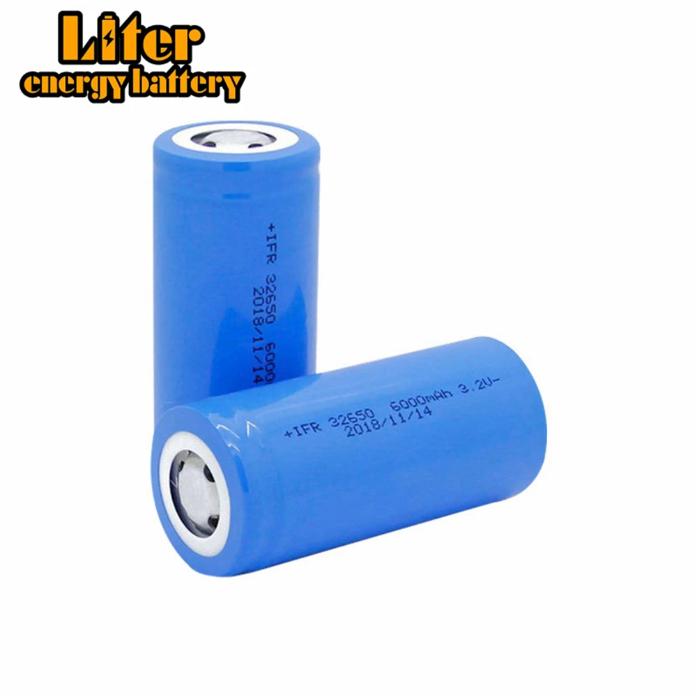 Lifepo4 32650 3 2 v 6000mAh перезаряжаемый цилиндрический 32700 литий-ионный аккумулятор