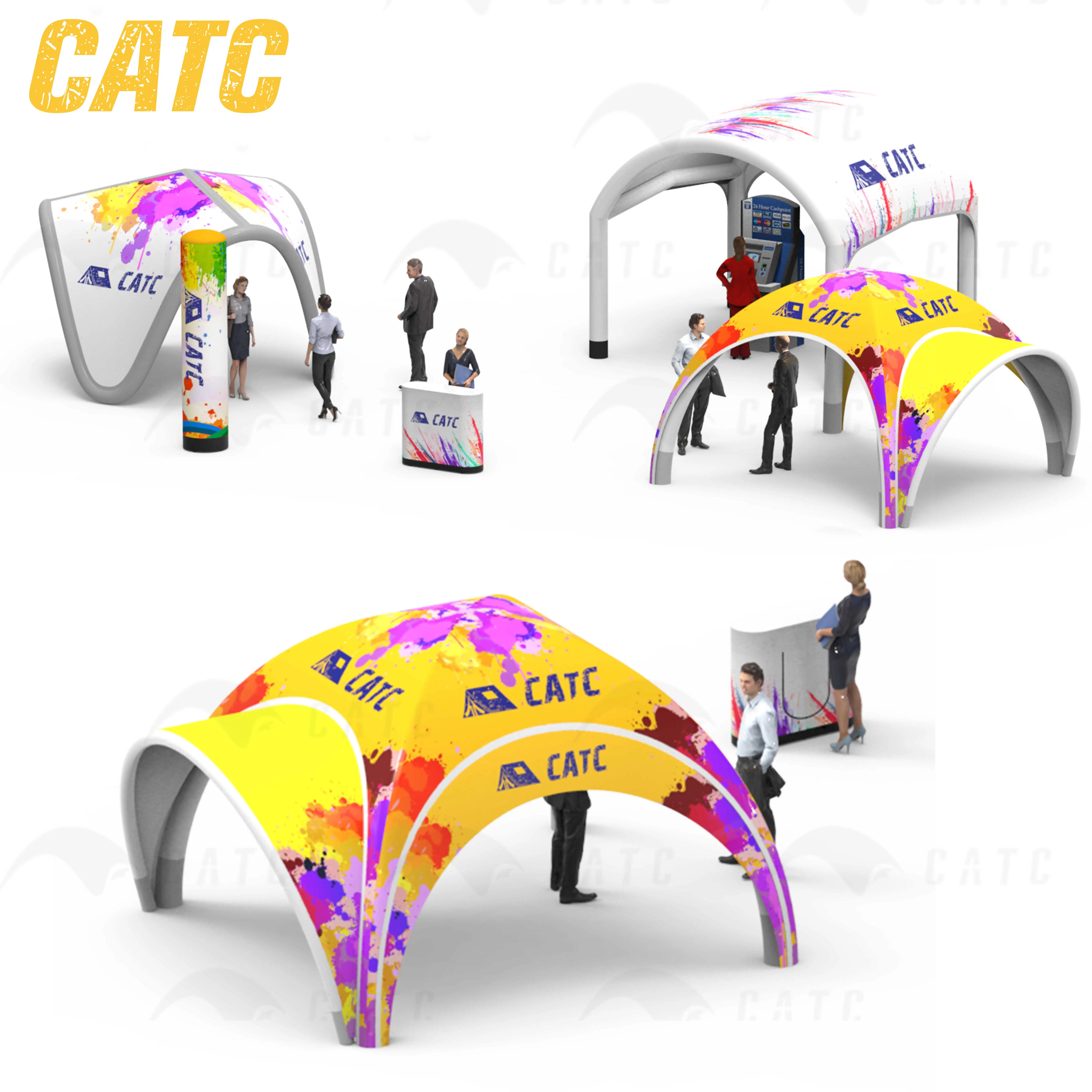 CATC Fast Rendering Model Inflatable Advertise PVC Tents Professional Design Air Sealed Air Tent Different Shaped Inflatables