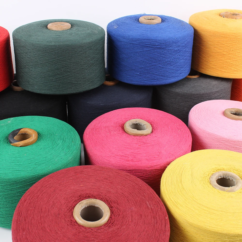 China supplier Air spinning Cheap Nm28 Cotton Acrylic Blended Yarn