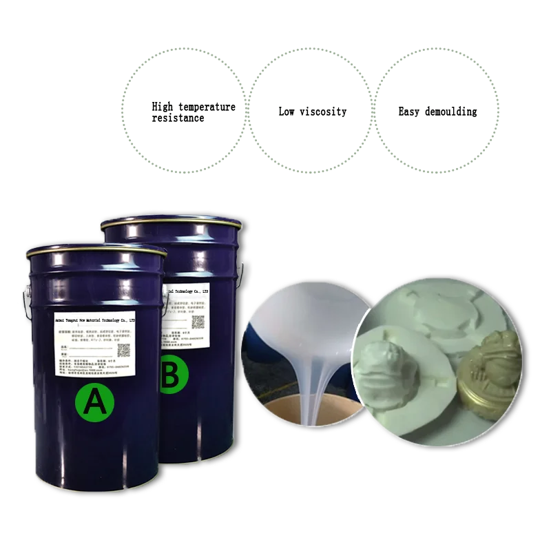 Transparent Addition Cure Low Density Liquid Rtv-2 Liquid Silicone Rubber Gel For Craft Molds