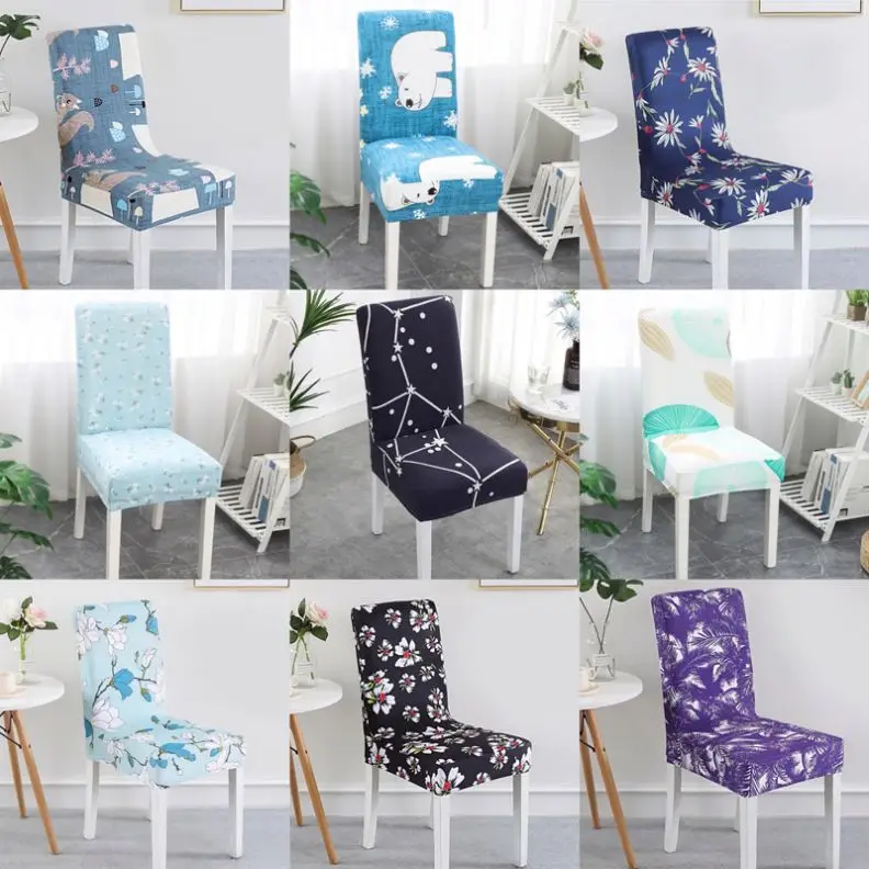 Universal Spandex Chair Cover Home Goods Plum Chair Cover Kitchen Chair Back Covers Wholesale