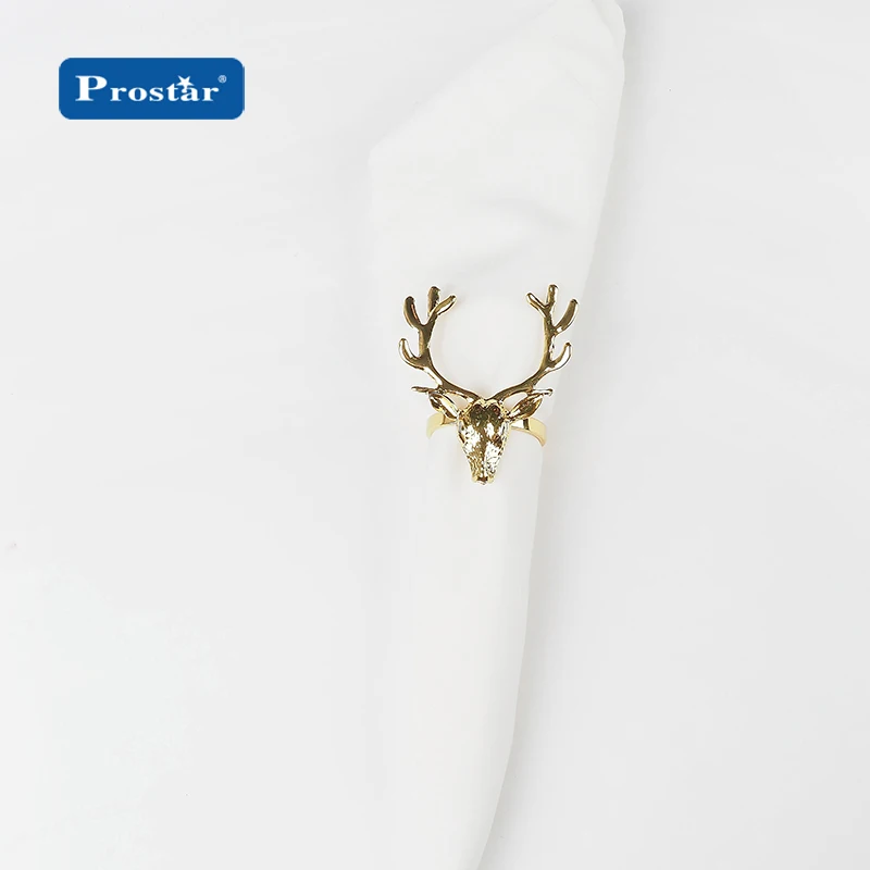 Deer Christmas napkin ring for holiday decoration and gifts