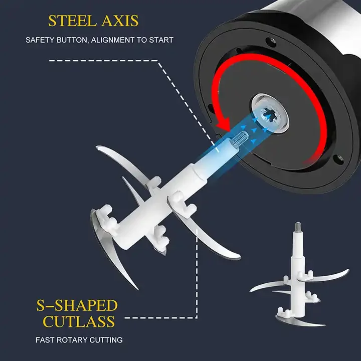 food processor meat grinder meat and vegetable chopper grinder meat grinder stainless steel