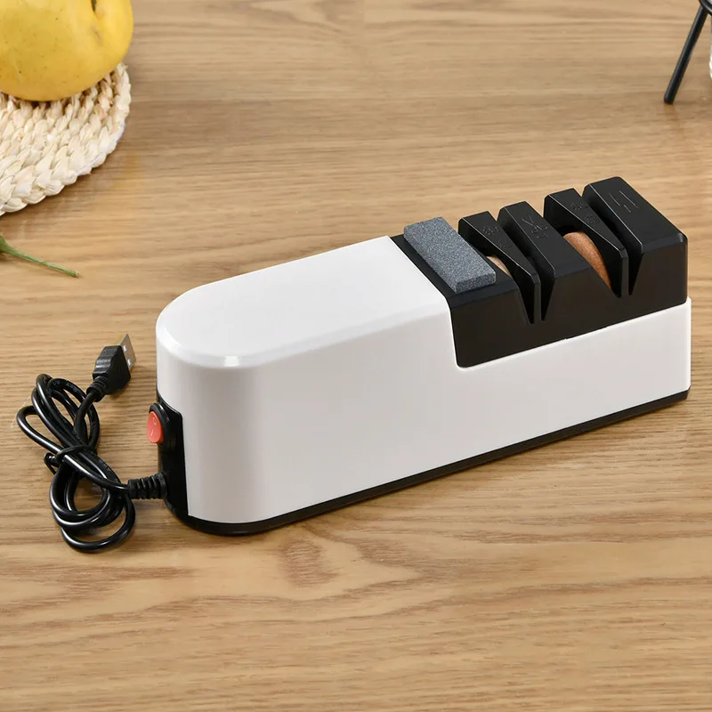 Creative Design Kitchen Electric Knife Sharpener Household Scissors Knife Sharpener 4 Stage Knife Sharpening Systems