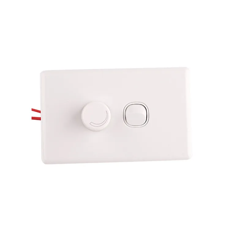 Australia Wall switch dimmer led light horizontal  rotary dimmer switch