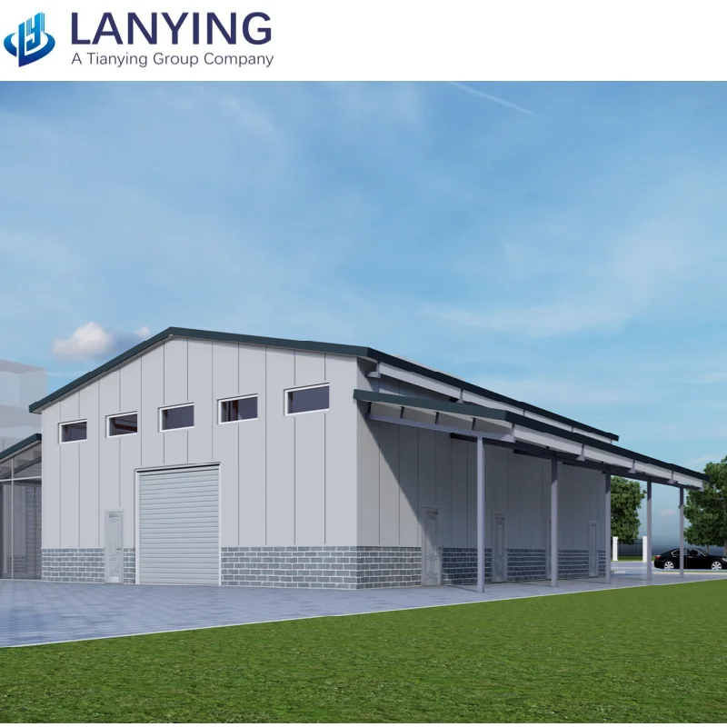 Hot-Dip Galvanized Prefab Steel Structure Metal Warehouse Building for Steel Workshop Available for Sale