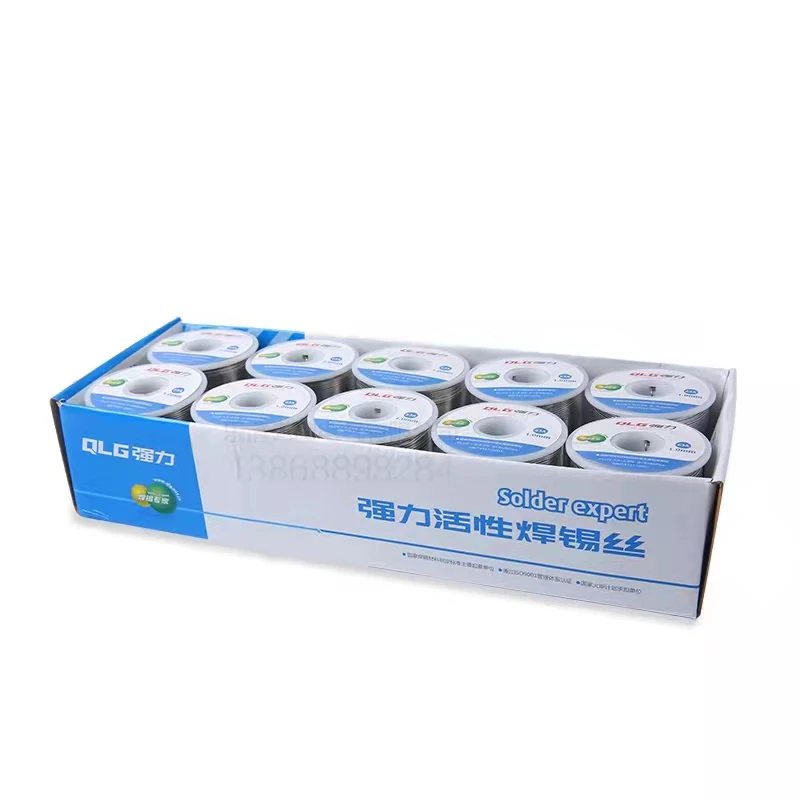 QLG tin solder wire 1.2mm 1.5mm 1.8mm price Sn45Pb55 leaded solder tin wire