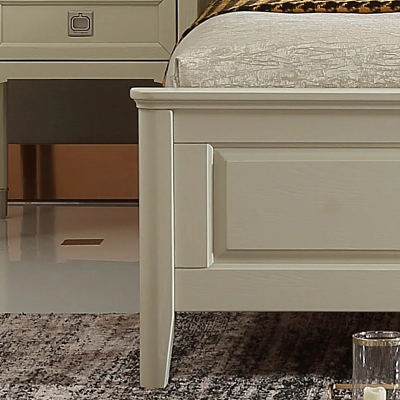 Welliton OEM ODM Light Luxury Style Bedroom Hetel Furniture Modern King Size Bed