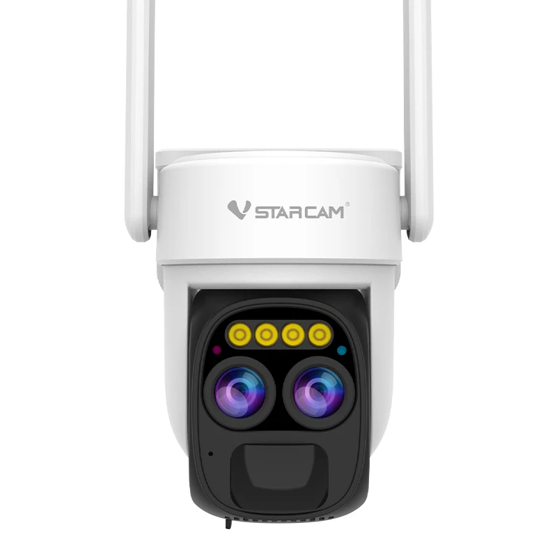 VStarcam BG67D Human Detection Outdoor Battery Camera 4G SIM Card PTZ Surveillance Camera 4G Solar Power Security Camera